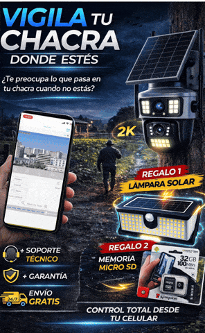 VIGIA SOLAR 4G PRO CON INTELIGENCIA ARTIFICIAL